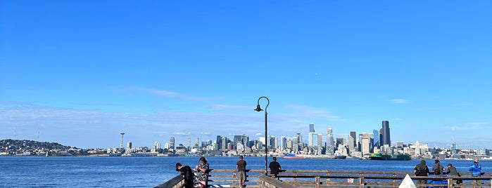 Alki Pier is one of Seattle.