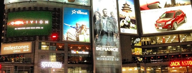 Yonge-Dundas Square is one of Toronto.