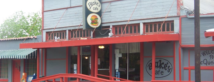 Blake's is one of TM 40 Best Small Town Cafes.