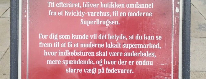SuperBrugsen is one of Kvickly på tværs af Danmark.