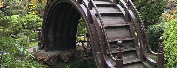 Drum Bridge in Japanese Tea Garden is one of SF.