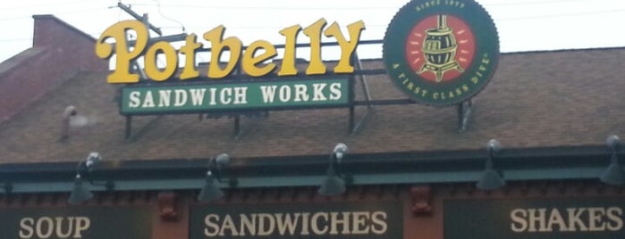 Potbelly Sandwich Shop is one of Amyさんの保存済みスポット.