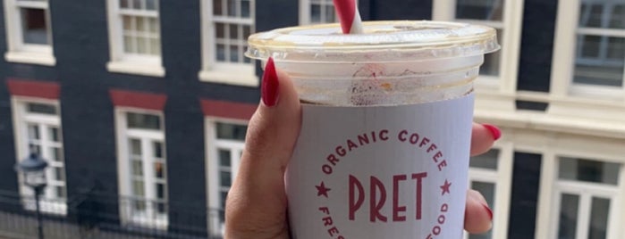 Pret A Manger is one of London places & spaces.