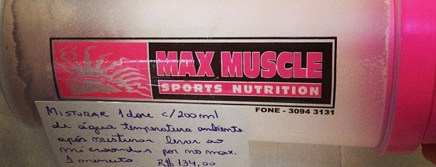 Max Muscle is one of Locais curtidos por Bruna.
