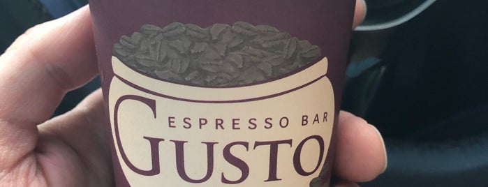 Gusto Espresso Bar is one of favourite places.