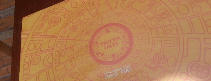 Tayta Inti is one of Cusco.