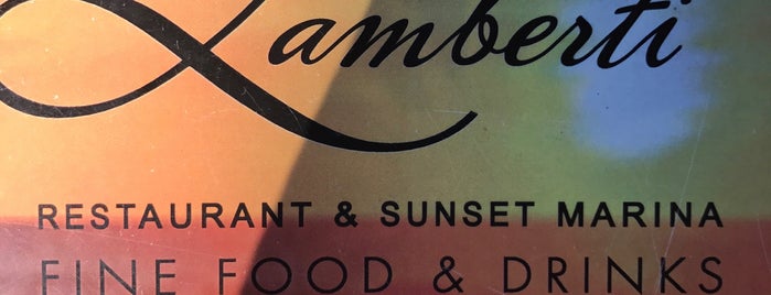 Lamberti's Sunset Bar is one of Restaurants Without Wrapped Straws.