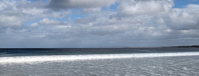 Monterey Bay is one of California.