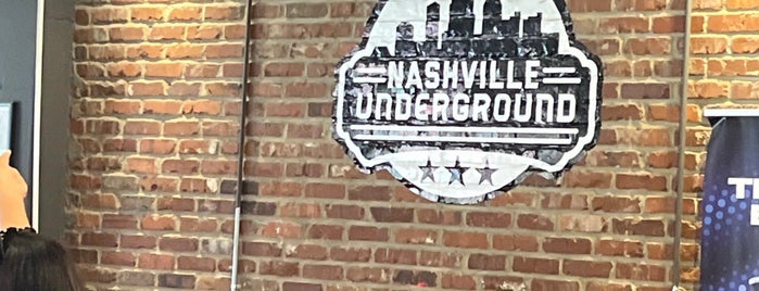 Nashville Underground is one of Nashville To-Dos.