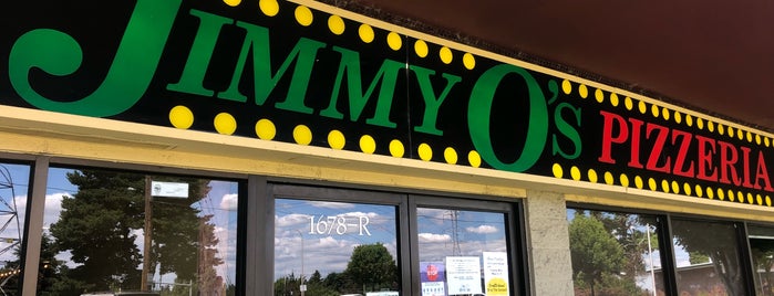 Jimmy O's Pizzeria is one of สถานที่ที่ Sean ถูกใจ.
