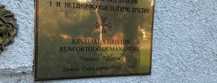 Hristos Rum Manastırı is one of Kınalıada.