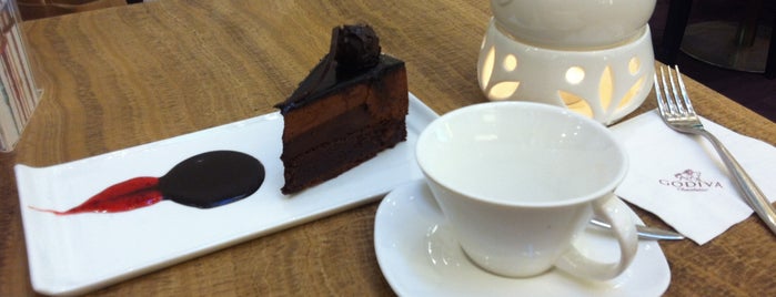 Godiva Chocolatier is one of Coffee n desserts indulgence!.