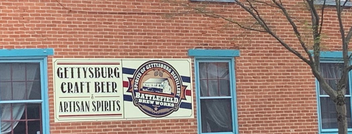 Battlefield Brew Works Taproom is one of Gettysburg.