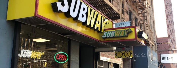 Subway is one of Eating New York.