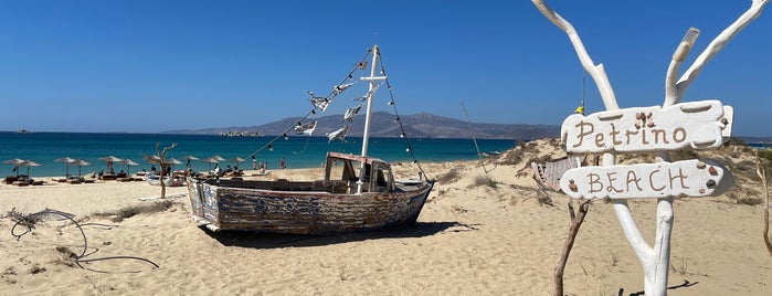 Beach Petrino is one of Naxos.