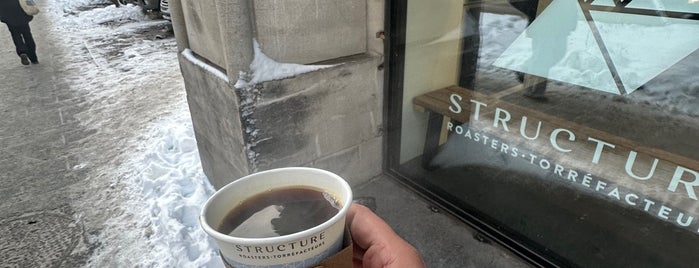 Structure Coffee Roasters is one of Montreal 2019 Working List.