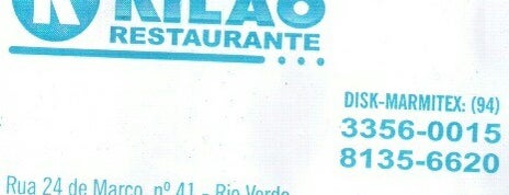 Restaurante Kilão is one of Restaurantes.