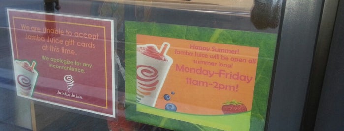 Jamba Juice is one of Duquesne Dining.