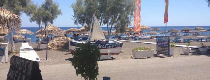 Ammos Restaurant is one of Santorini restaurants.