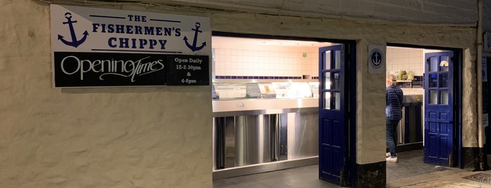 The Fisherman's Chippy is one of Pin, Pur, & Yel...KLES.