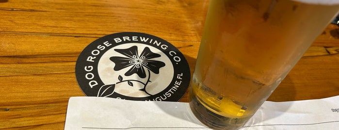 Dog Rose Brewing Co. is one of St. Augustine.