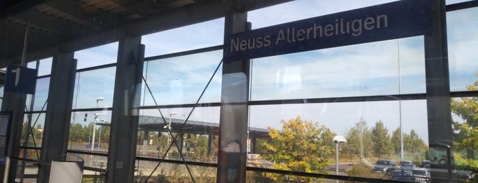 S Neuss Allerheiligen is one of Bahnhöfe BM Düsseldorf.