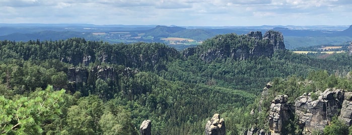 Carolafelsen is one of Places to visit in Saxon Switzerland.