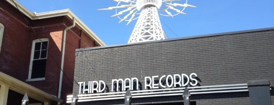 Third Man Records is one of Nashville.