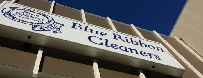 Blue Ribbon Cleaners is one of Signage.