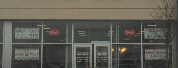 Five Guys is one of Kingston Trip.