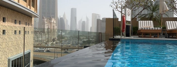 Swimming Pool - The Address Dubai Mall is one of Dubai.