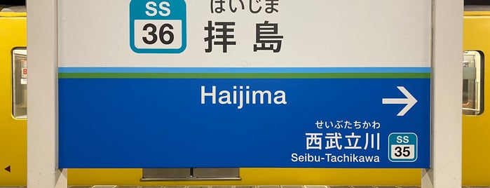 Seibu Haijima Station (SS36) is one of 鉄道駅.