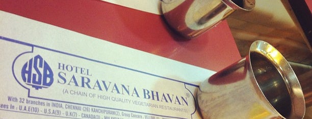 Saravana Bhavan is one of สถานที่ที่บันทึกไว้ของ Abhijeet.