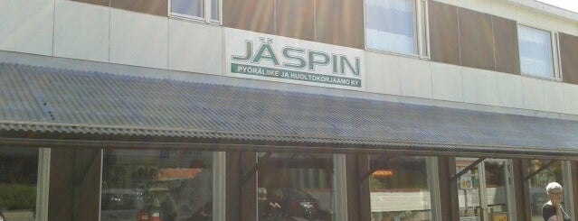 Jäspin pyöräliike ja huoltokorjaamo is one of Lieux qui ont plu à Minna.