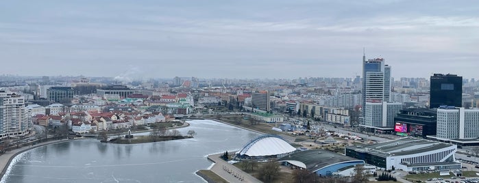 Обзорная площадка гостиницы "Беларусь" is one of Minsk.