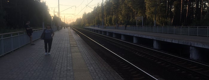 Платформа Белоозёрская is one of rway.
