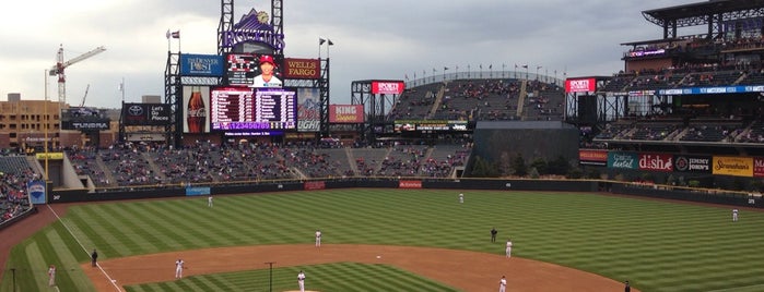 Coors Field is one of Denver - The Mile High City.