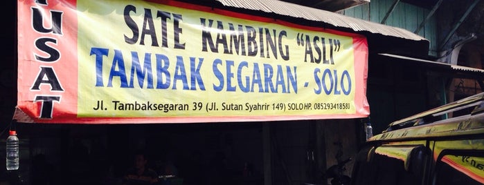 Sate Kambing Asli Tambak Segaran is one of Indonesian Food (>7 Rated).