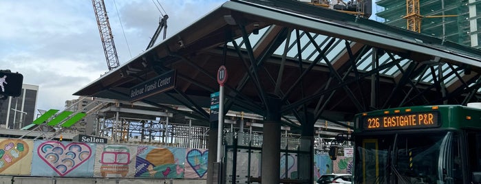 Bellevue Transit Center is one of regular check ins.