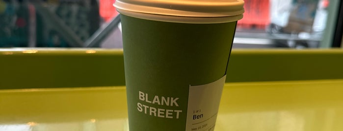 Blank Street Coffee is one of NY.