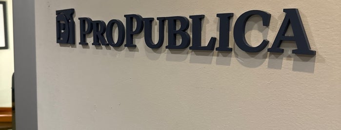 ProPublica is one of Newsrooms.