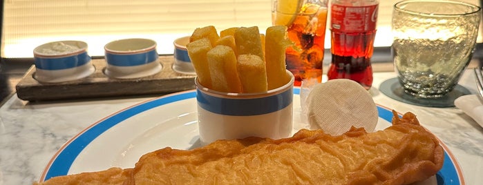 Fish & Chips At Harrods is one of London Wish List.