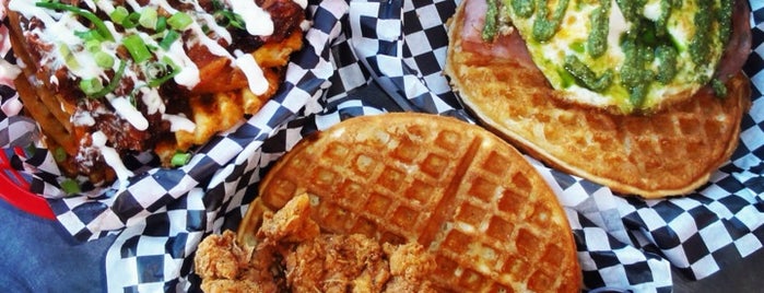 Butter And Zeus Waffle Sandwiches is one of Game Day Eats.