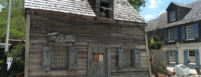 Oldest Wooden Schoolhouse is one of St Augustine.