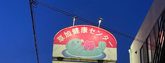湯の泉 草加健康センター is one of お風呂.