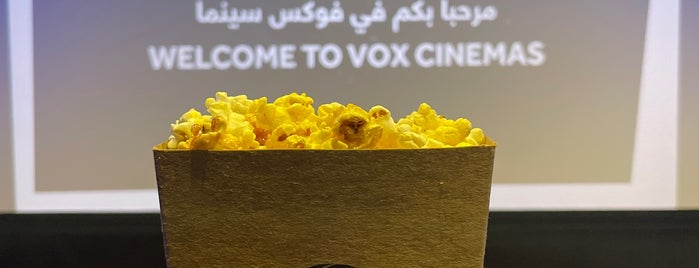 VOX Cinemas is one of favorite.