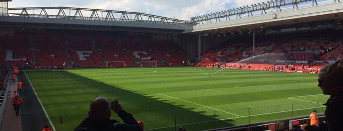 Anfield is one of The 92 Club.