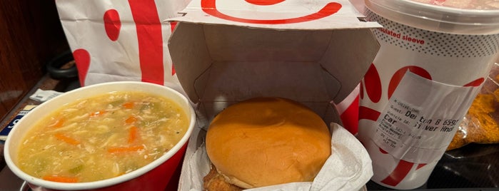 Chick-fil-A is one of dinner.