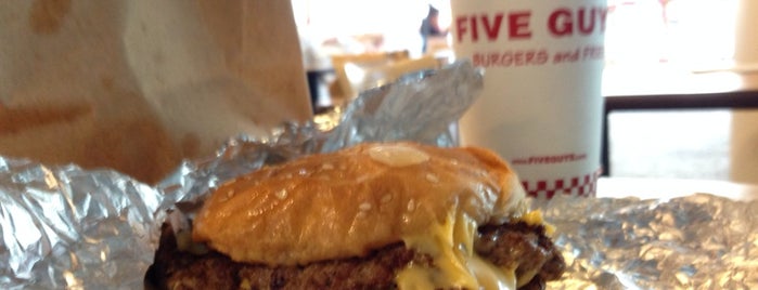 Five Guys is one of Road Trip USA.