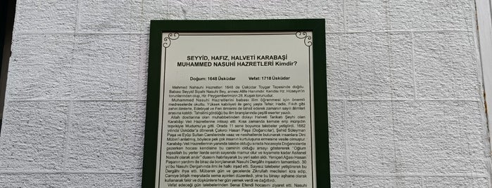 Tomb of Nasuhi Mehmed Efendi is one of Anadolu | Spiritüel Merkezler.